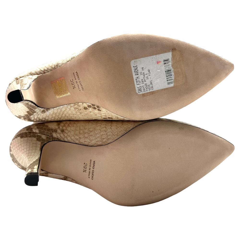 PARIS TEXAS Animal Print Embossed Leather Ankle Boots EU 39.5 US 9.5 Neutral NWT - Picture 7 of 13